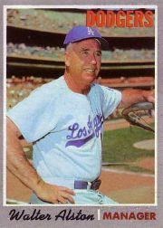 1970 Topps Baseball Cards      242     Walt Alston MG